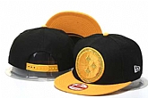 Steelers Team Logo Black Peaked Adjustable Hat GS,baseball caps,new era cap wholesale,wholesale hats